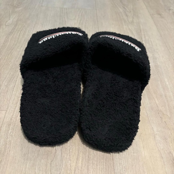 Balenciaga Furry Shearling Slide Sandals Slippers - Picture 3 of 5